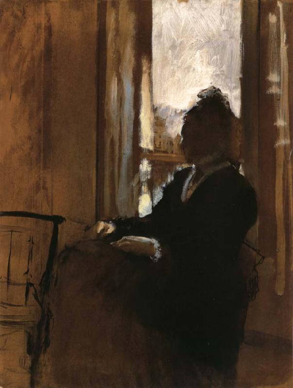 Edgar Degas Woman at a Window oil painting picture
